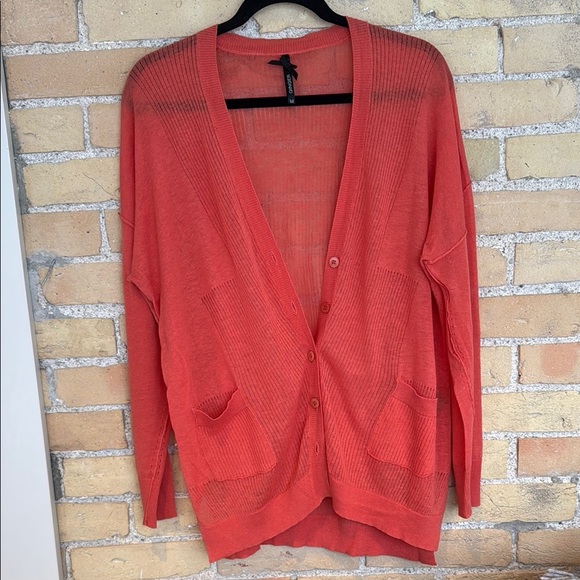 Ginger Women's Coral Cardigan Sweater - Picture 1 of 3